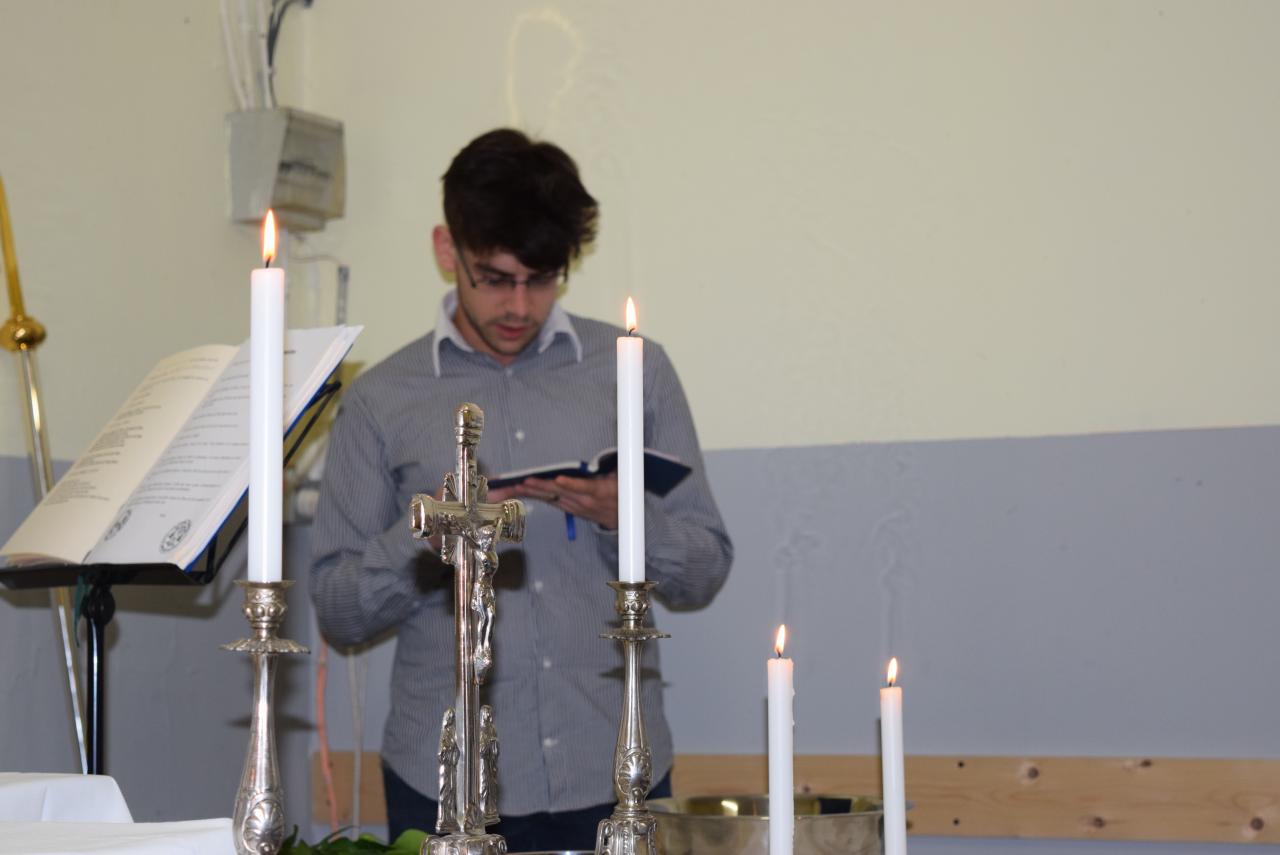 Baptême de Corentin le 18 juin 2016 à Roux salle St Michel