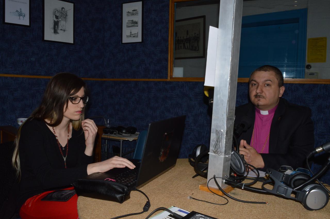 Passage en studio à la radio J600