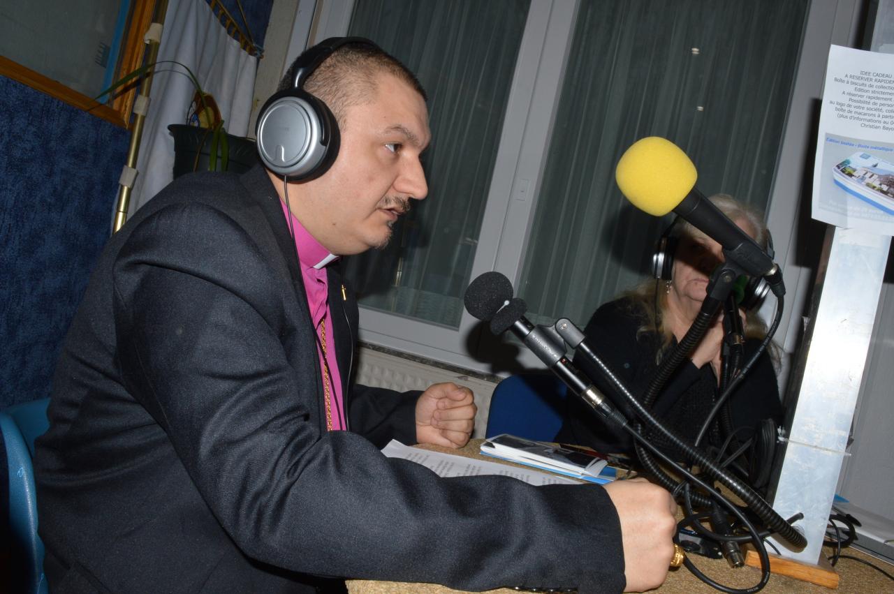 Passage en studio à la radio J600