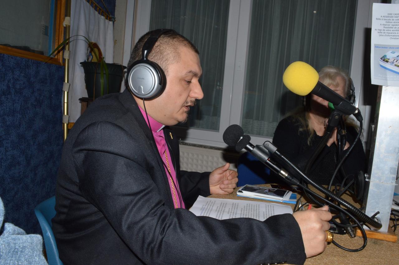 Passage en studio à la radio J600
