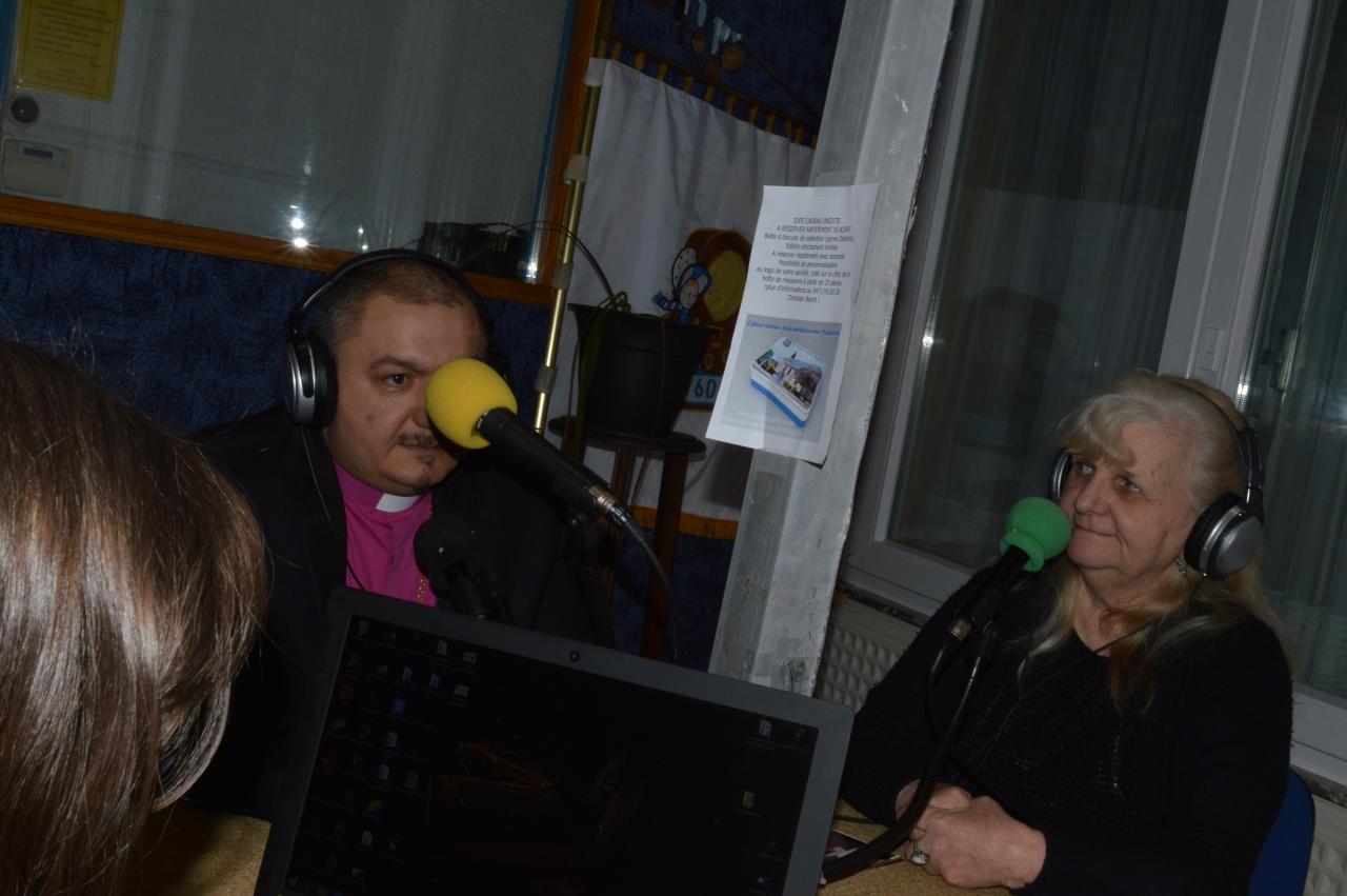 Passage en studio à la radio J600