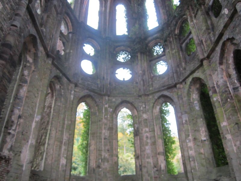 Visite de l'abbaye de Villers-la-ville au synode 2012