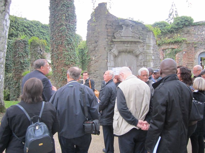 Visite de l'abbaye de Villers-la-ville au synode 2012